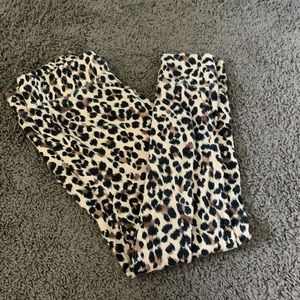 Cheetah old navel joggers